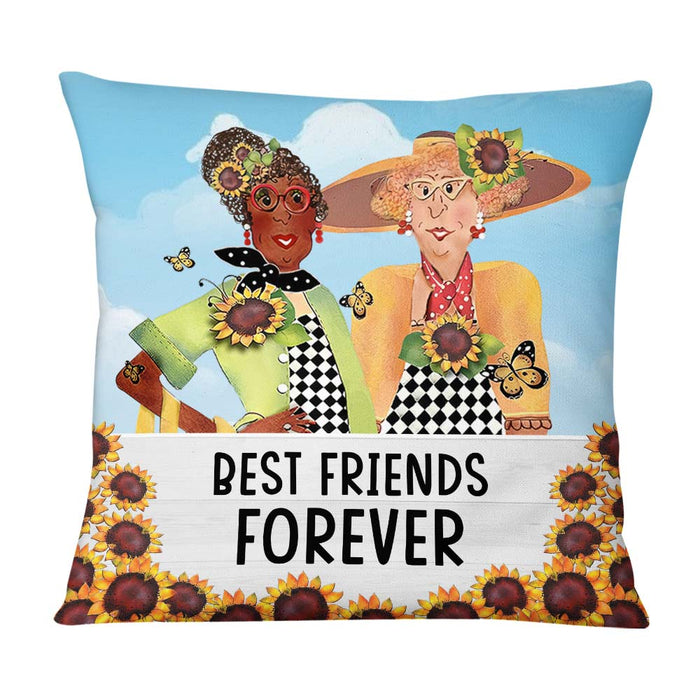 Personalized Old Friends Sunflower Pillow NB283 36O75 1
