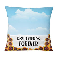 Personalized Old Friends Sunflower Pillow NB283 36O75 thumb 1