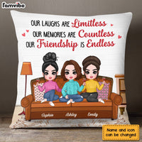 Personalized Our Friendship Is Endless Pillow NB282 32O28 thumb 1