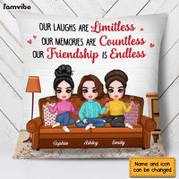 Personalized Our Friendship Is Endless Pillow NB282 32O28 thumb 1