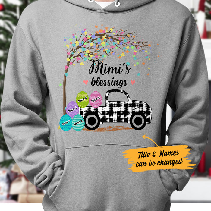 Personalized Grandma Peeps Easter Truck Hoodie FB191 81O36 1