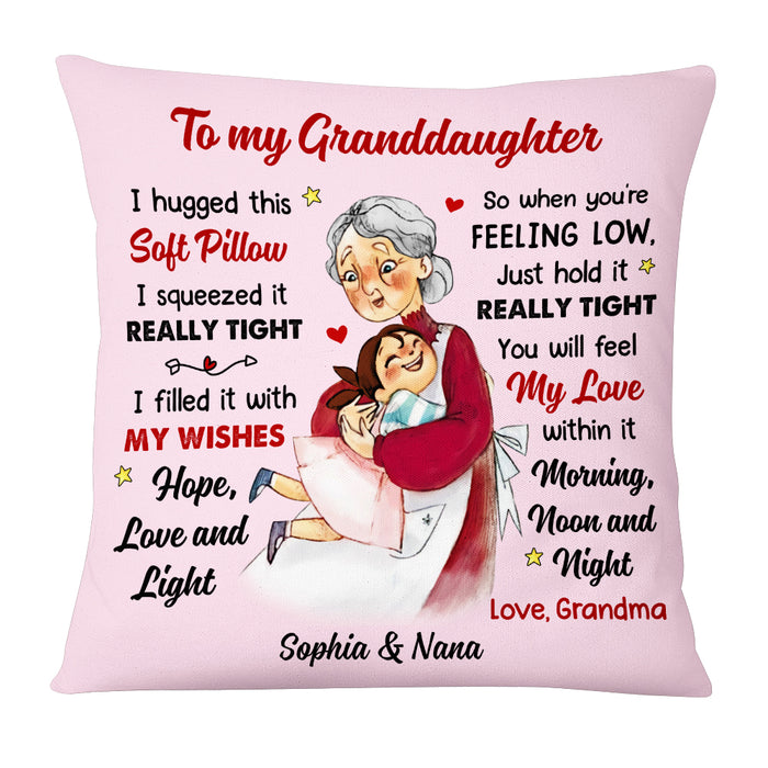 Personalized Granddaughter Pillow NB283 85O53 1