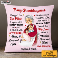 Personalized Granddaughter Pillow NB283 85O53 thumb 1