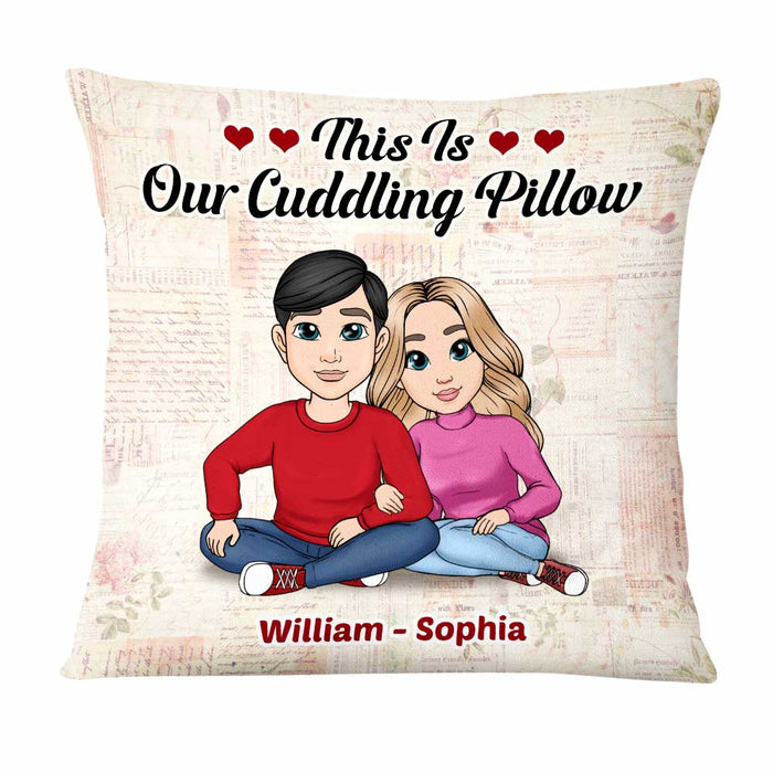 Personalized Couple Our Cuddling Pillow NB291 36O47 1