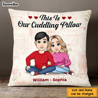 Personalized Couple Our Cuddling Pillow NB291 36O47 thumb 1