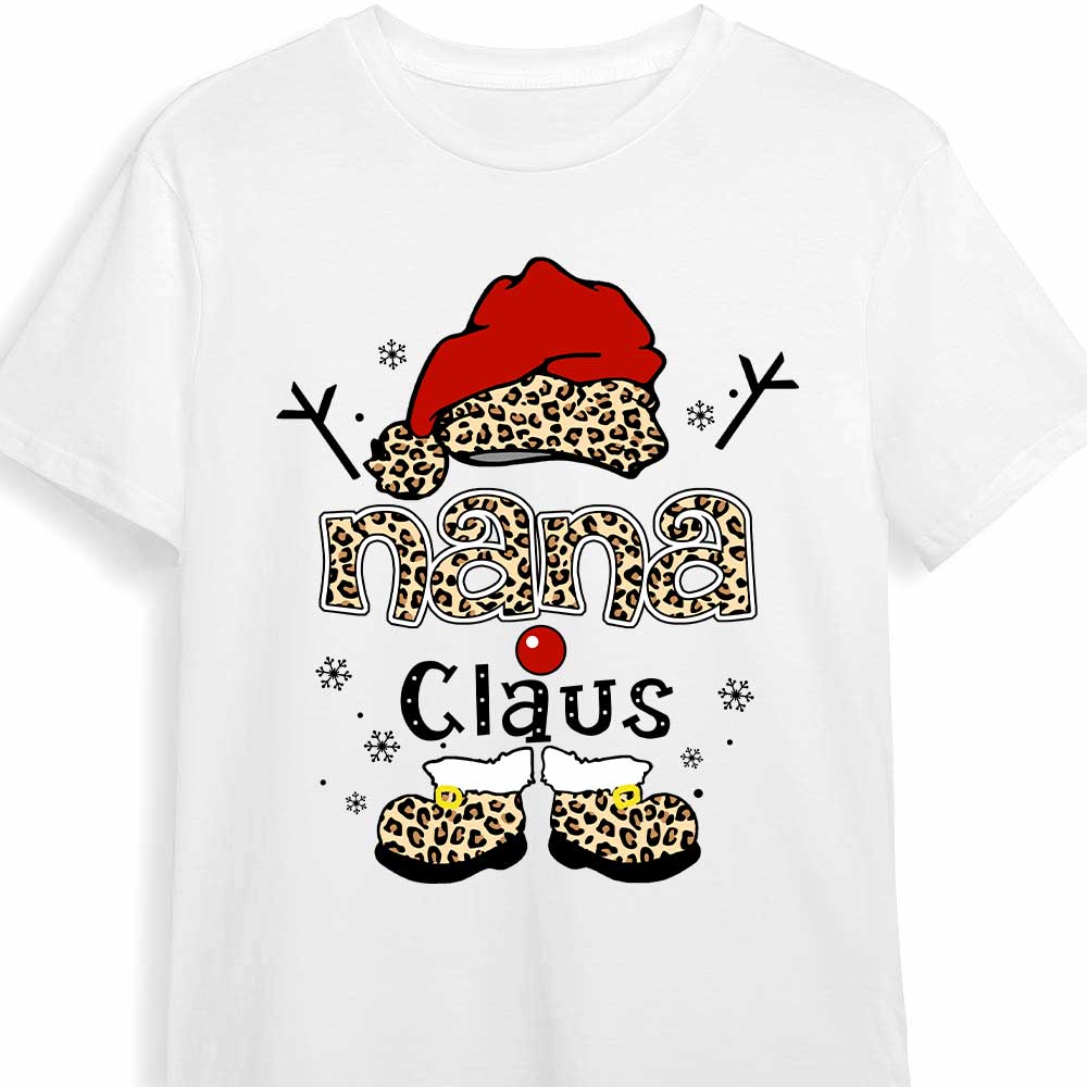 Personalized Grandma Claus Shirt NB297 36O47 Primary Mockup