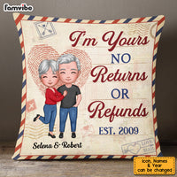 Personalized Couple I'm Your No Returns Or Refunds Pillow NB291 30O53 thumb 1