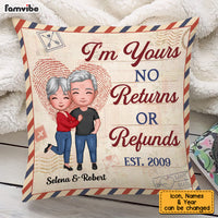 Personalized Couple I'm Your No Returns Or Refunds Pillow NB291 30O53 thumb 1