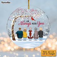 Personalized Memo I Am Always With You Circle Ornament SB151 30O28 thumb 1