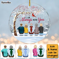 Personalized Memo I Am Always With You Circle Ornament SB151 30O28 thumb 1