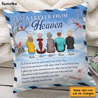 Personalized Memo Letter From Heaven Pillow NB292 30O28 thumb 1