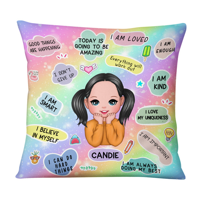 Personalized Granddaughter Daughter Kid Unicorn Pillow NB302 85O76 1