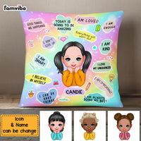 Personalized Granddaughter Daughter Kid Unicorn Pillow NB302 85O76 thumb 1