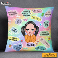 Personalized Granddaughter Daughter Kid Unicorn Pillow NB302 85O76 thumb 1