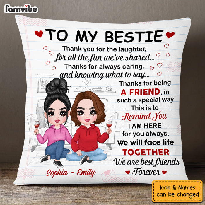 Personalized To My Friend Pillow NB301 23O53 1