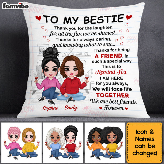 Personalized To My Friend Pillow NB301 23O53 1
