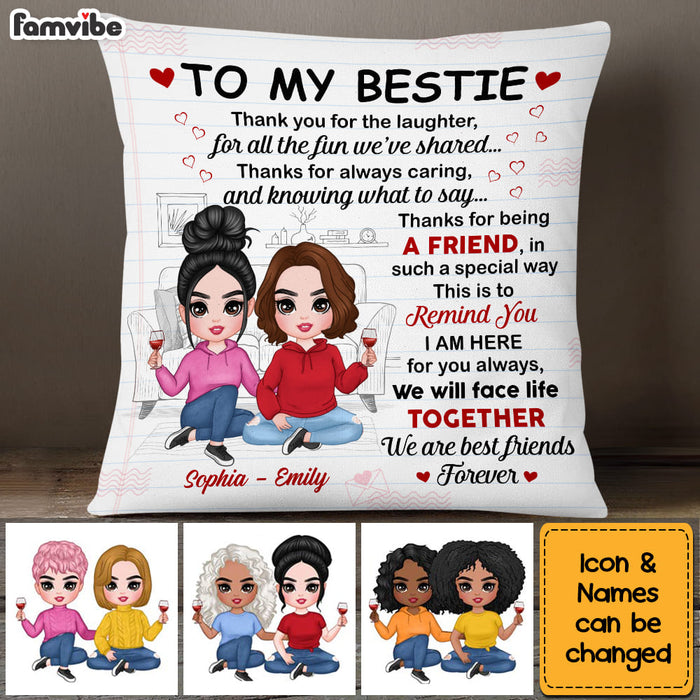Personalized To My Friend Pillow NB301 23O53 1