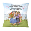 Personalized Sisters Friends Because Of You Pillow NB302 32O58 1