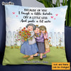 Personalized Sisters Friends Because Of You Pillow NB302 32O58 1