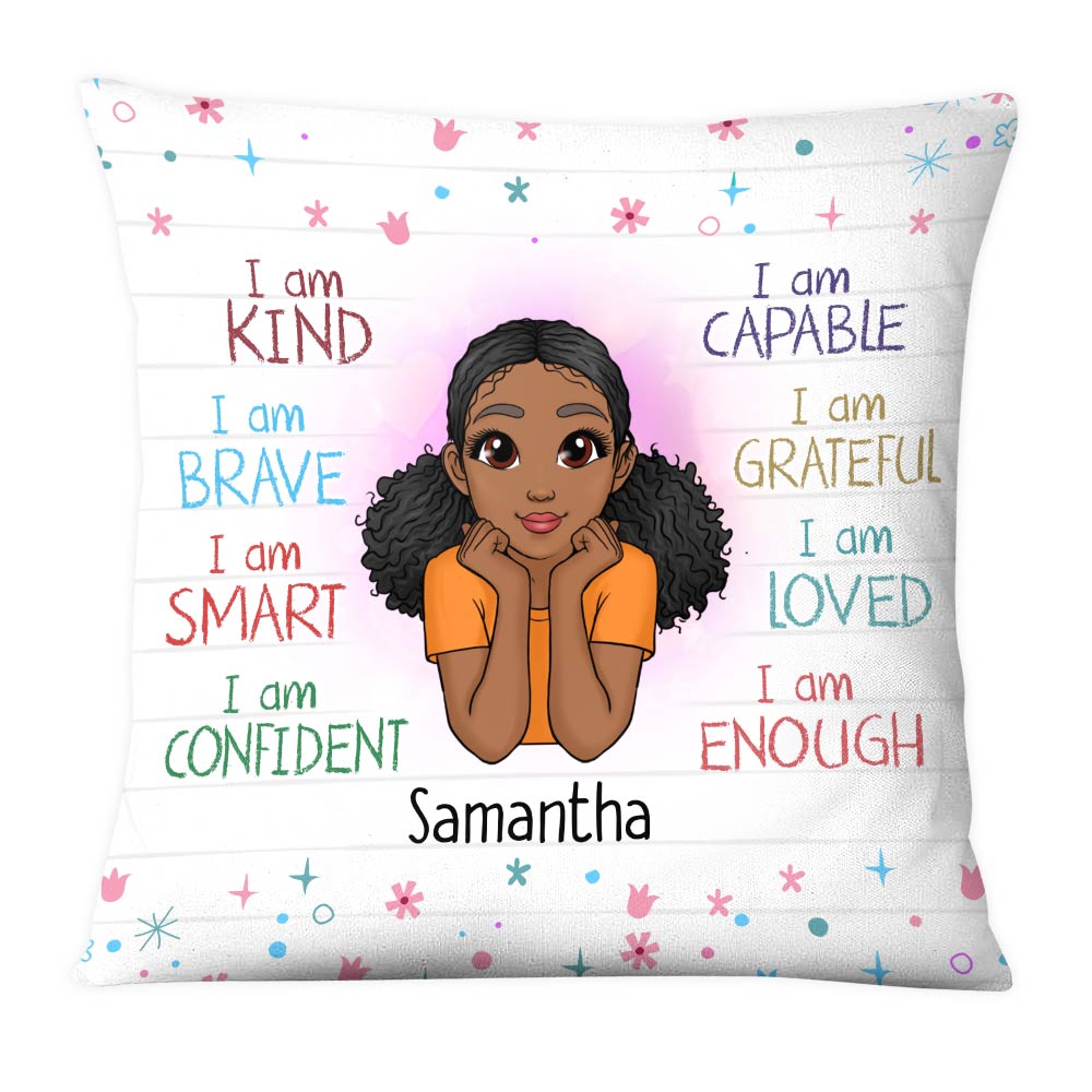 Personalized Gift For Granddaughter I Am Kind Pillow NB304 36O28 Primary Mockup