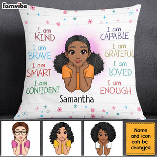 Personalized Gift For Granddaughter I Am Kind Pillow NB304 36O28 Primary Mockup
