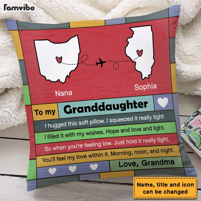 Personalized Long Distance Pillow DB74 36O28 1