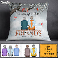 Personalized Memorial For Loss Friends Pillow NB309 36O73 thumb 1