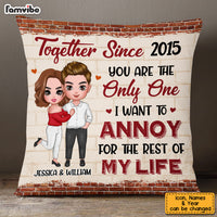 Personalized Couple Annoy For The Rest Of My Life Pillow DB11 30O53 thumb 1