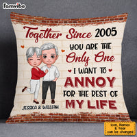 Personalized Couple Annoy For The Rest Of My Life Pillow DB11 30O53 thumb 1