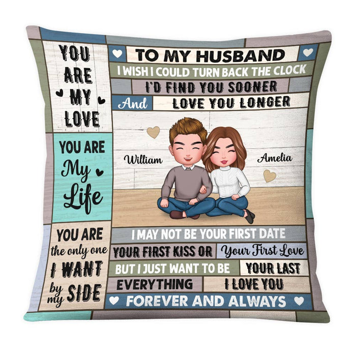 Personalized To My Husband Pillow DB11 32O28 1