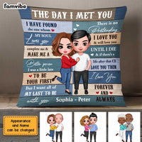 Personalized Couple The Day I Met You Pillow DB12 30O47 thumb 1
