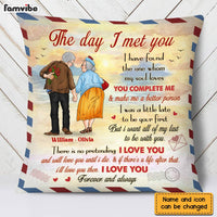 Personalized Old Couple The Day I Met You Pillow DB13 30O28 thumb 1