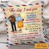 Personalized Old Couple The Day I Met You Pillow DB13 30O28 thumb 1