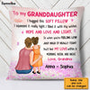 Personalized To My Granddaughter Hug This Pillow DB13 23O28 1