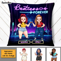 Personalized Friends Forever Chubby Girl Pillow DB21 30O47 thumb 1