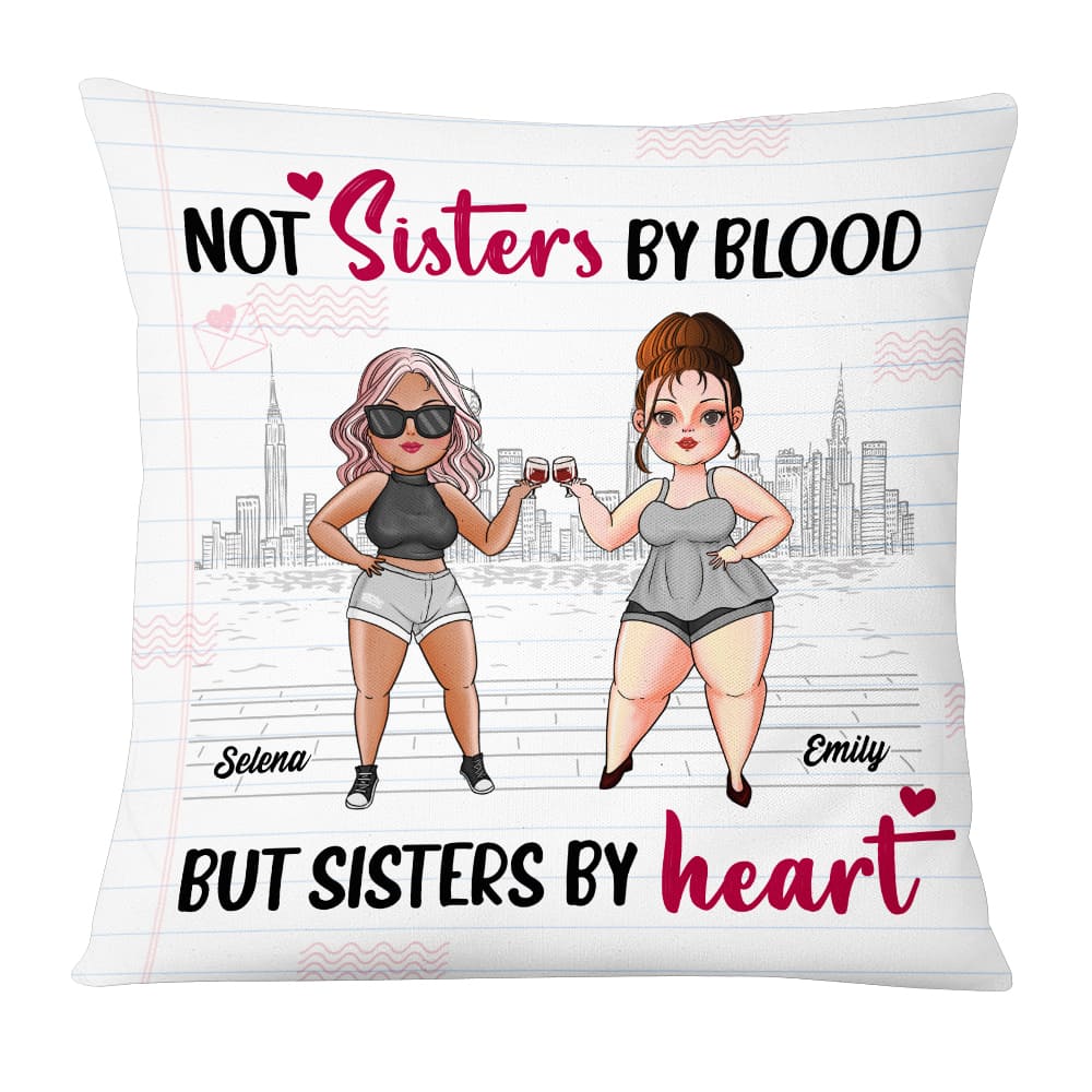 Personalized Friends Life With Sisters Pillow DB24 36O53 Primary Mockup