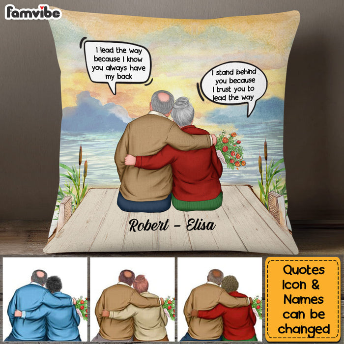 Personalized Couple I Trust You To Lead The Way Pillow DB32 23O53 1