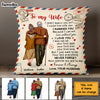 Personalized Love Mail To My Wife Pillow DB21 36O58 1