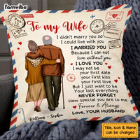 Personalized Love Mail To My Wife Pillow DB21 36O58 thumb 1