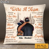 Personalized Couple We're A Team Pillow DB23 36O28 1