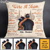 Personalized Couple We're A Team Pillow DB23 36O28 1