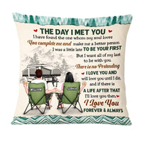 Personalized Couple Camping The Day I Met You Pillow DB23 23O47 thumb 1