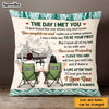 Personalized Couple Camping The Day I Met You Pillow DB23 23O47 1