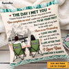 Personalized Couple Camping The Day I Met You Pillow DB23 23O47 1
