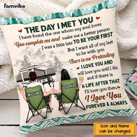 Personalized Couple Camping The Day I Met You Pillow DB23 23O47 thumb 1