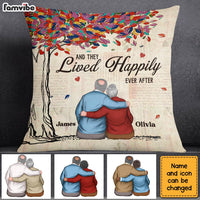 Personalized Couple And They Lived Happily Ever After Pillow DB22 36O28 thumb 1