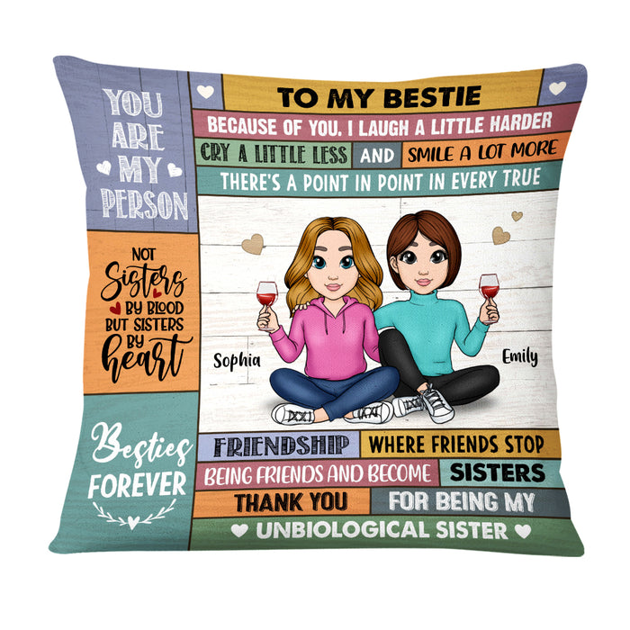 Personalized Friends You Are My Person Pillow DB33 30O47 1