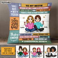Personalized Friends You Are My Person Pillow DB33 30O47 thumb 1