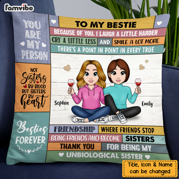 Personalized Friends You Are My Person Pillow DB33 30O47 1