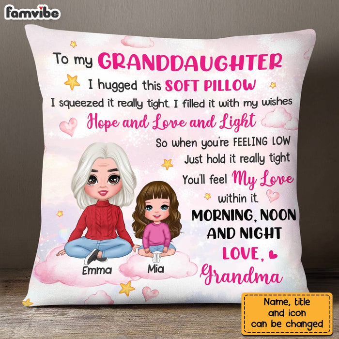 Personalized To My Granddaughter Hug This Pillow DB31 23O28 1